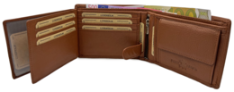 Lundholm Leder-Geldbörse für Herren in Braun und Bieröffner-Schlüsselanhänger aus echtem Leder – passendes Set in luxuriöser Geschenkbox – Vatertagsgeschenk, Vatertagsgeschenkpaket – Geschenk für Männer, Flaschenöffner, Herrengeschenke, Vatertagsgesc