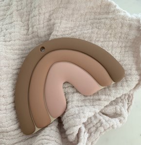 Rainbow Beißring, Beißrassel, 5 verschiedene Farben