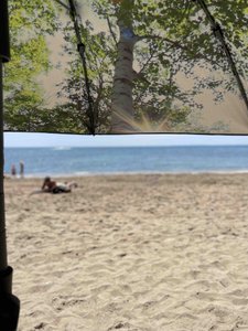 Forest strand- en terrasparasol – UPF50+ zonbescherming