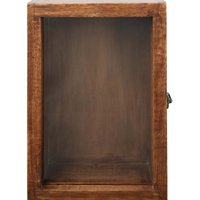 Wall Cabinet Wood Brown Small 33x23x11cm