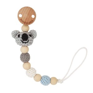 Gehäkelte Schnullerkette Koala COCO (Bio)