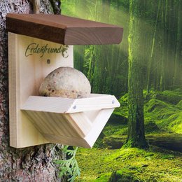 ERDENFREUND® Vogelfutterkasten für Futterknödel