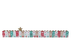 Adventskalender Häuser Stern