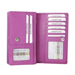 Cartera Mujer Piel Vaqueta - RFID Antideslizante - Cartera Mujer Ideal