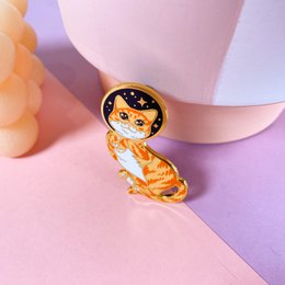 Catstronaut | Gold plated | Hard Enamel Pin | Pin Brooche
