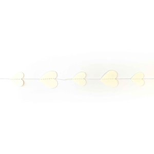 Heart confetti White