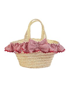 16163 – Strohkorb – 100 % handgefertigt – SS24