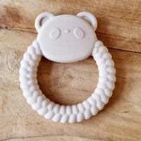 Silicone Teething Ring Panda Bear Sand