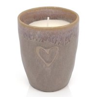 Steengoed kaars in het “Hart” kopje zand