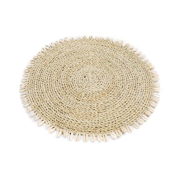 De Seagrass Shell Placemat - Natuurlijk