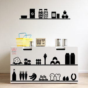 Sticky Shop Store Aufkleber Supermarkt (Rabatt-Set)