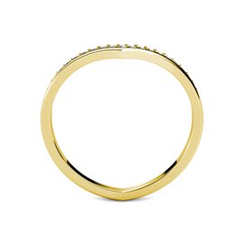 Anello Tirinto - Oro e cristallo