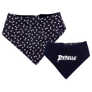 Zwart-witte "rebel" omkeerbare bandana