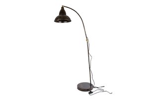 Staande lamp staande lamp oud bruin metaal 25x25x150cm