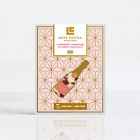 Strawberry Champagne 35% White Chocolate Bar