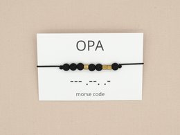 morse code armband opa