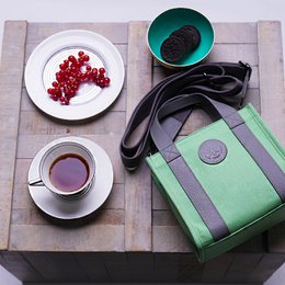 Die Carnaby Mini Tote – Apfelgrün