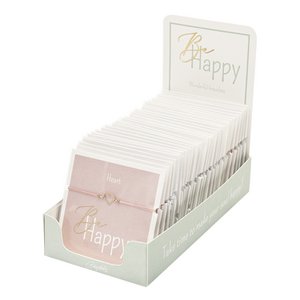 Display armbanden - "Be Happy" 801990