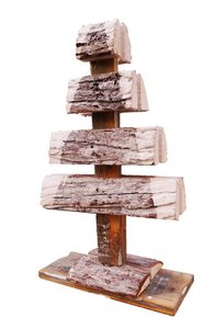 xmas bark tree double 38