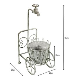 Flower stand with faucet