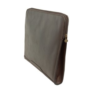 Leather portfolio - Dark brown