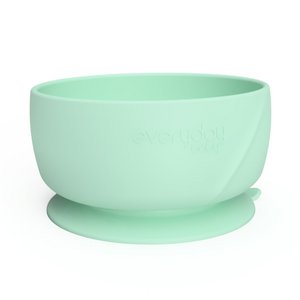 SILIKONSCHALE MIT SAUGNAPF MINTGRÜN