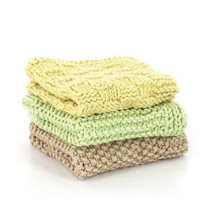 3er Set Spültücher LIME, Baumwolle