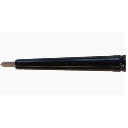Taupe eyebrow liner and brush for defining and shaping eyebrows.