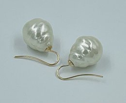 Pendientes de perlas barrocas