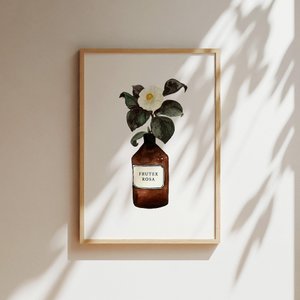 Kunstprint - Frutex roze