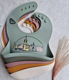 Silicone Bib Breda Olive