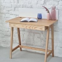 LUKA Writing Desk 65/85/110x50cm all-ashwood