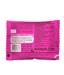 Brownie Ball Coconut Choc Chip, organic, Roobar, 40g