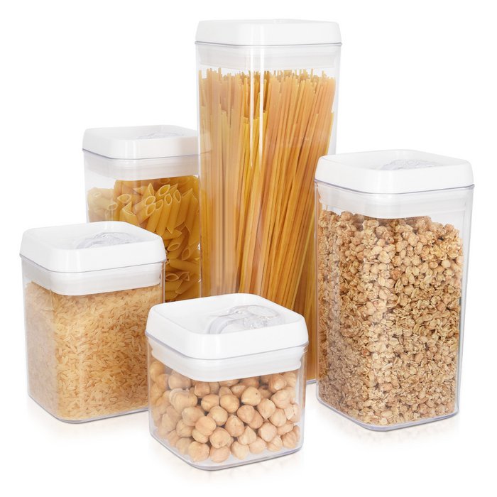 airtight food container cereal grain organizer