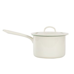 Pot with long handle and lid, 16 cm/2,3 l - Cream Lux