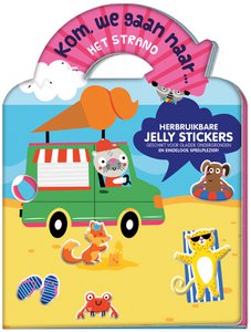 Jelly stickerboek - Kom we gaan naar ... Het strand