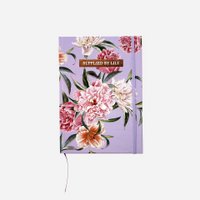 Bullet Journal in Luxurious Lilac Floral