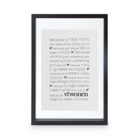 Photo Frame Wood Black A4 28x40x4cm