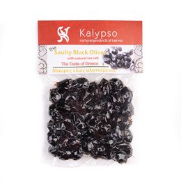 Authentic black salty olives from Lesvos Island, Greece. These olives have a rich, savory flavor and a firm, meaty texture. They are perfect for snacking, cooking, or adding to salads and other dishes.