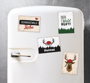 Metalen magneet "Zwarte Woud" VE 32 dus