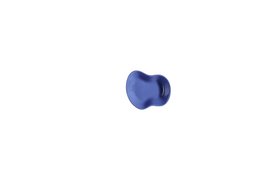 Blue ceramic sauce container with scalloped design, 9cm in size, suitable for bowls.