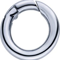 Glamor - spring ring 15mm made of polished stainless steel
