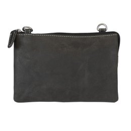 Skuldertaske I 3 farver Buffalo Læder - Festivaltaske - Lædertaske Lille - Crossbody taske til kvinder Læder - Str. L