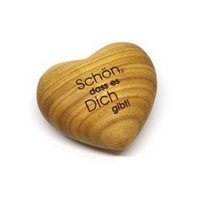 Thankgoods Holzherz Schön, das es Dich gibt!