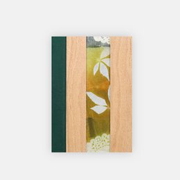 Holznotizbuch braune Blätter