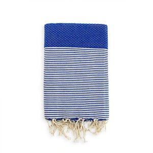 traditional Fouta  mikanda 100X200 royal blue
