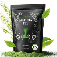 Creano biologische matcha thee 100g - premium kwaliteit - ideaal om te drinken - groene thee voor matcha latte, smoothies, bubble tea *³