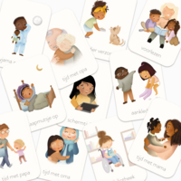 Day rhythm cards at home diversity