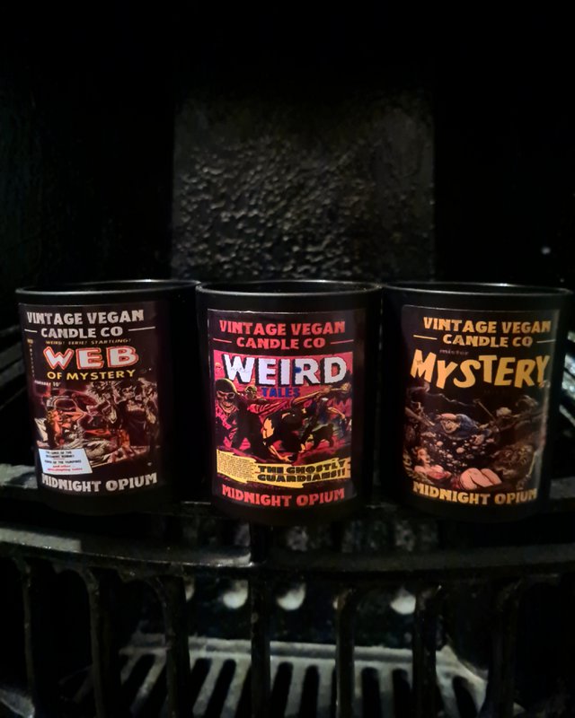 Halloween Comic Candle Vintage Vegan 200ml
