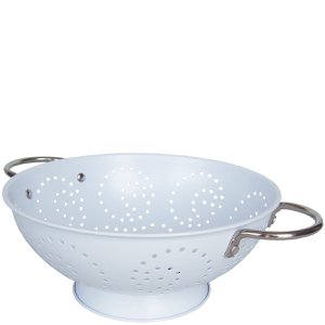 Vergiet satijn wit metaal